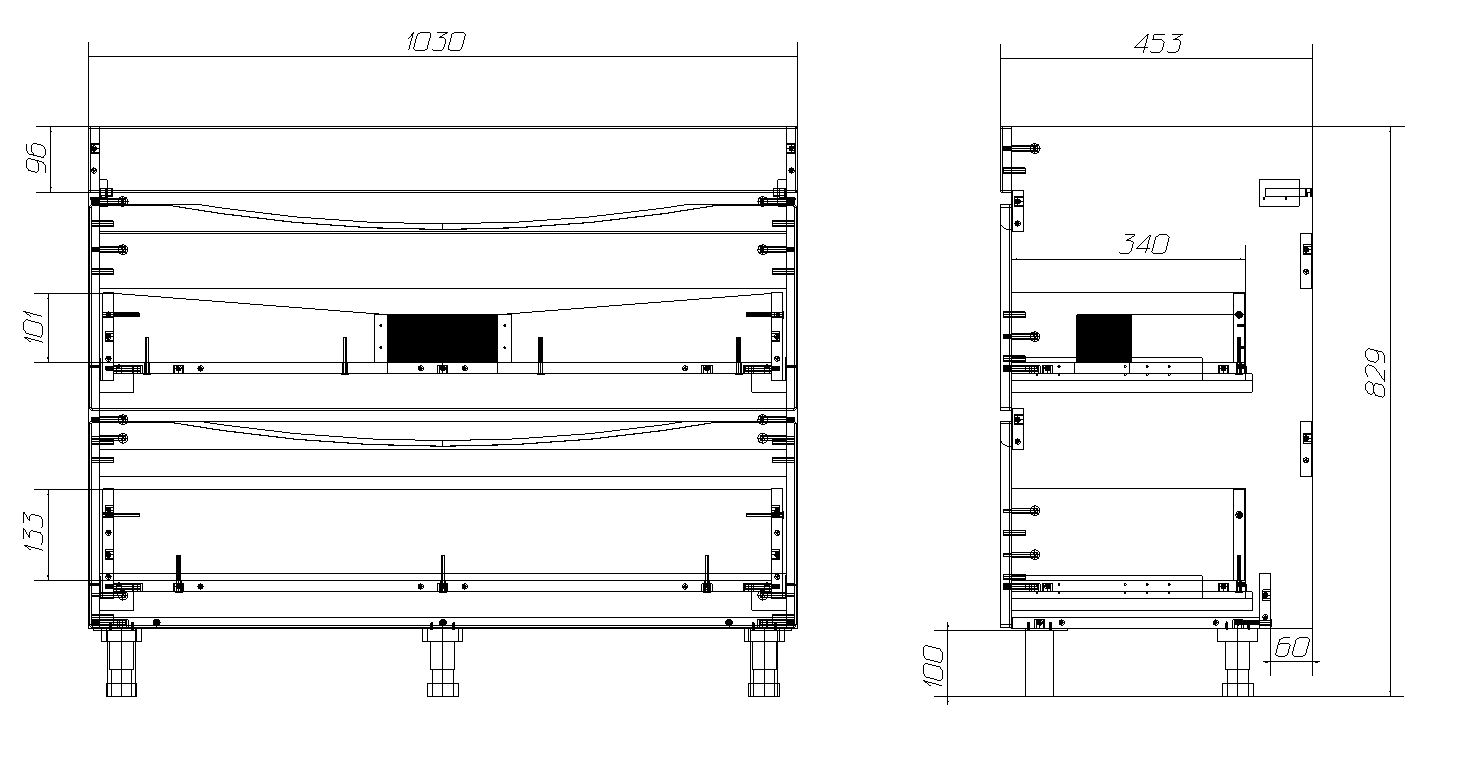 Мебель для ванной dwg