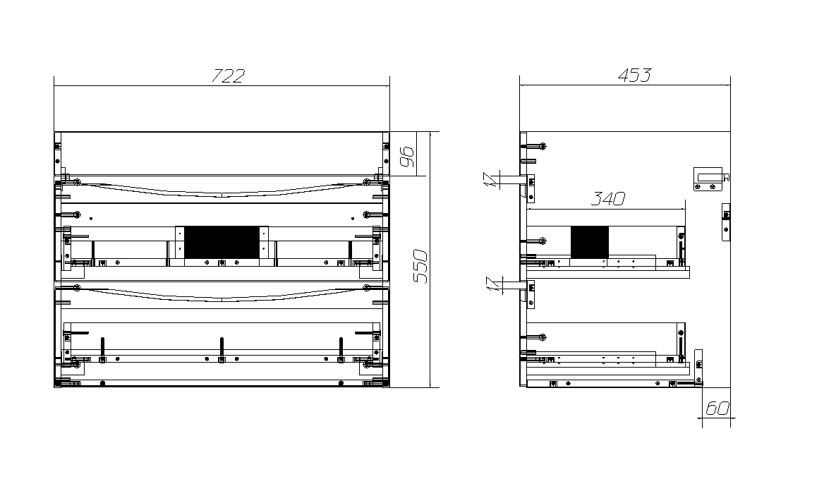 Мебель для ванной dwg